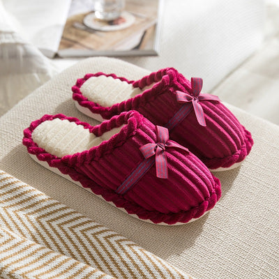 Pantuflas de Pareja Invierno Terciopelo Plataforma Antideslizante Cálidas - Image 6