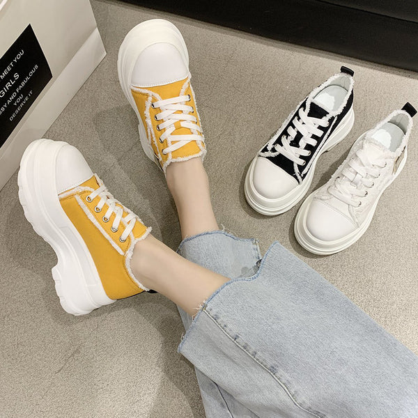 Zapatos Deportivos con Plataforma para Mujer - Estilo y Comodidad