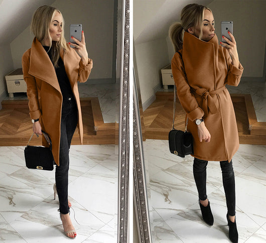 Abrigo de Lana Gruesa Extra Cálido para Mujer - Image 11