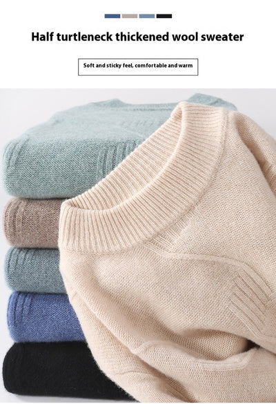 Suéter Grueso de Cuello Alto para Hombre - Abrigo Cálido de Invierno - Image 16