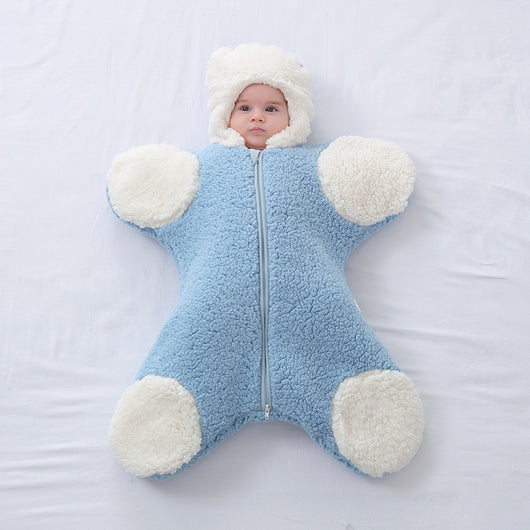 Saco de Dormir Térmico de Lana de Cordero para Bebé - Otoño e Invierno - Image 15