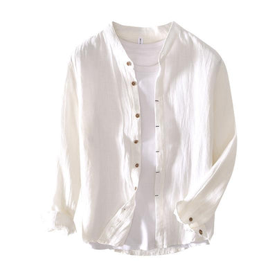 Camisa de Lino Manga Larga Clásica - Image 5