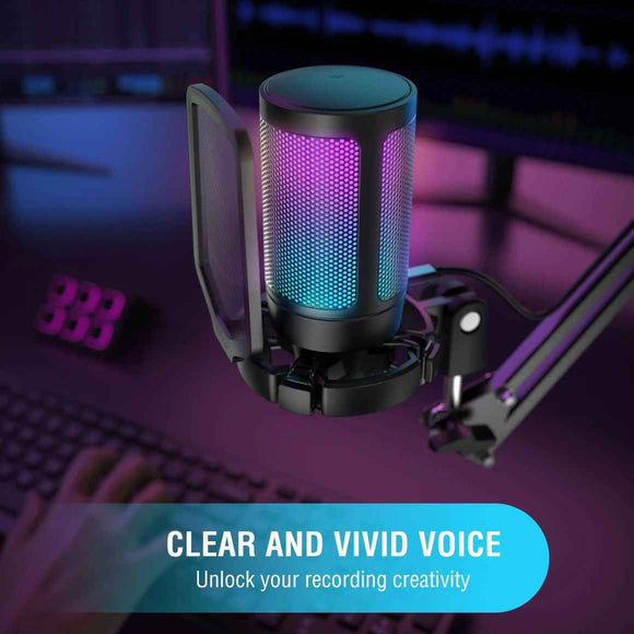 Micrófono Condensador USB para Gaming - PC, PS4 y PS5
