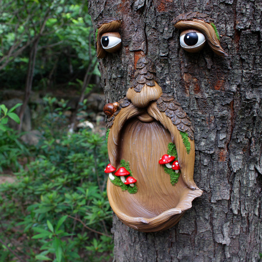 Decoración de Jardín Pascual con Árbol Hongo Sonriente - Image 3