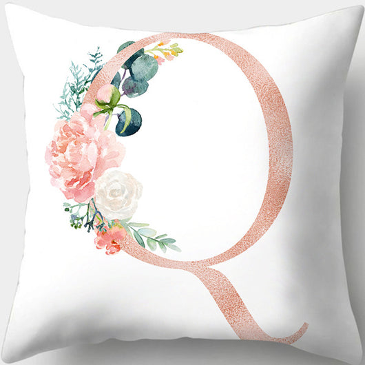 Funda de Almohada con Letras Florales Día de San Valentín Impresión Digital - Image 15