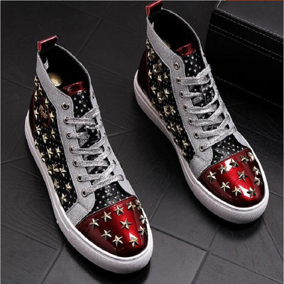 Zapatillas Altas Punk con Tachuelas - Estilo Casual Urbano - Image 16