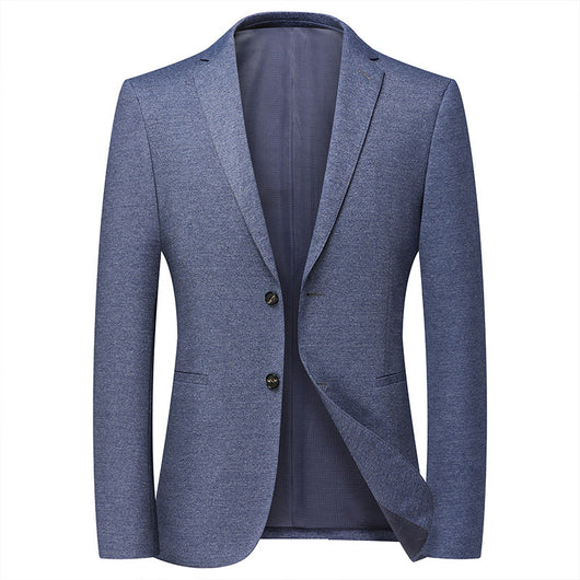 Saco de Vestir Entallado Liso para Hombre - Image 9