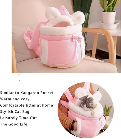 Mochila Transportadora para Gatos y Perros con Bolsillos Frontales - Image 5