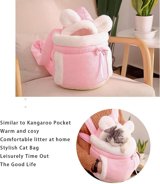 Mochila Transportadora para Gatos y Perros con Bolsillos Frontales - Image 5