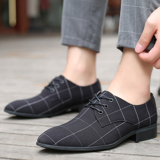 Zapatos de Lona y Cuero - Comodidad Versátil - Image 8