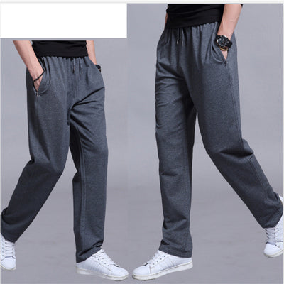 Pantalones Deportivos Casuales para Hombre Talla Grande - Corte Recto Otoño Primavera - Image 4