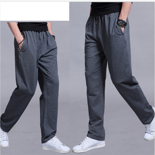 Pantalones Deportivos Casuales para Hombre Talla Grande - Corte Recto Otoño Primavera - Image 13