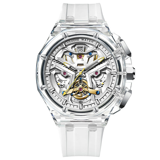 Reloj de Cuarzo Luminoso con Tallado Hueco Tridimensional - Image 4