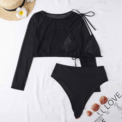 Bikini de Tres Piezas Cintura Alta Sexy - Image 28