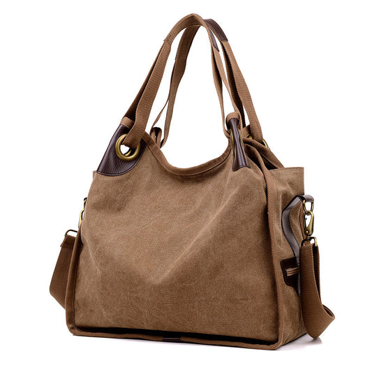 Bolsa de Lona Retro para Mujer - Bandolera Portátil Estilo Vintage - Image 8