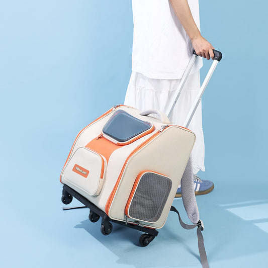 Bolsa Transportadora Panorámica para Gatos - Gran Capacidad