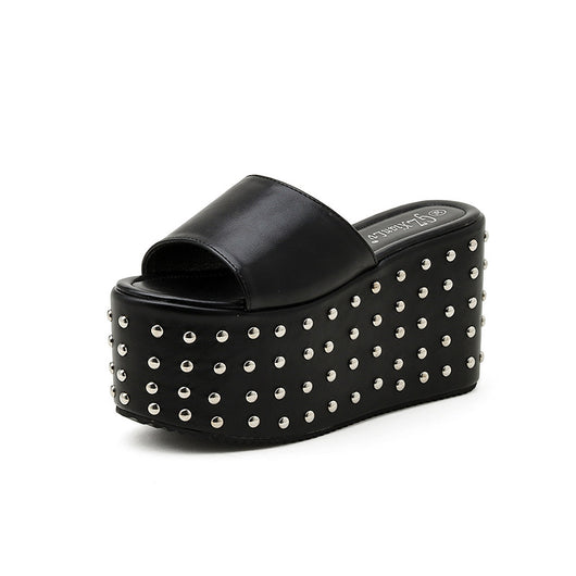 Pantuflas Plataforma Esponja Suave con Diseño Moderno - Image 3