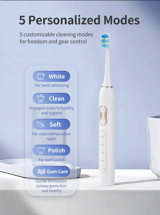Cepillo de Dientes Eléctrico Recargable para Parejas T13 - Image 11