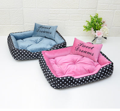 Cama Estampada de Cuatro Estaciones para Perros Pequeños - Image 16