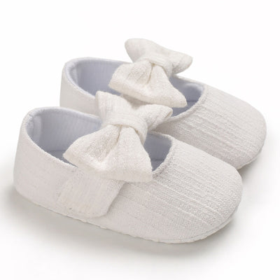Botitas Tejidas de Lana con Moño para Bebé - Image 4