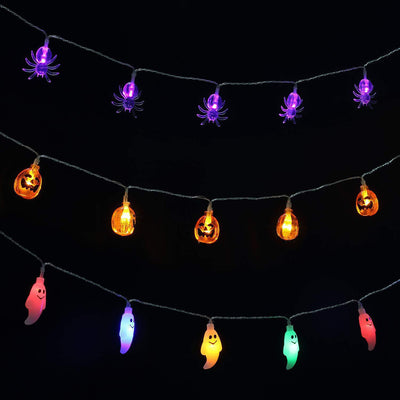 Luces Decorativas Murciélagos para Halloween - Guirnalda LED para Jardín y Patio - Image 2