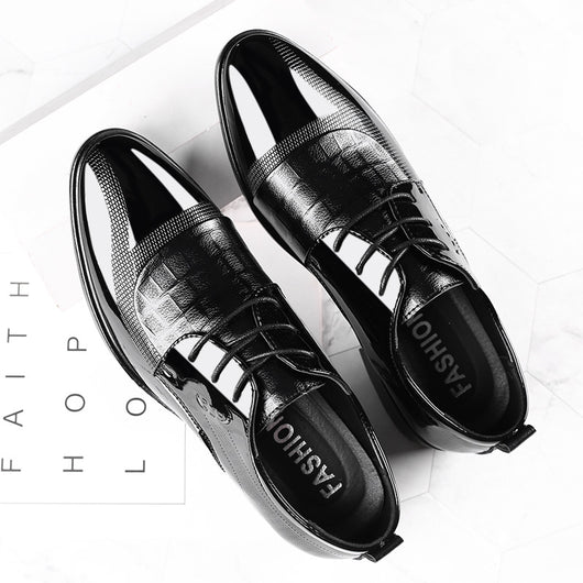 Zapatos Formales de Cuero con Cierre Elástico para Hombre - Image 12