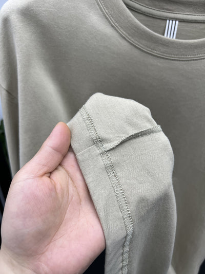 Camiseta Hombre Algodón Premium Cuello Redondo Hombro Descubierto - Image 15