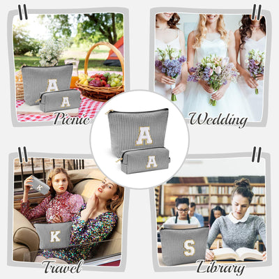 Neceser de Viaje Bordado con Letras - Almacenamiento Portátil - Image 12