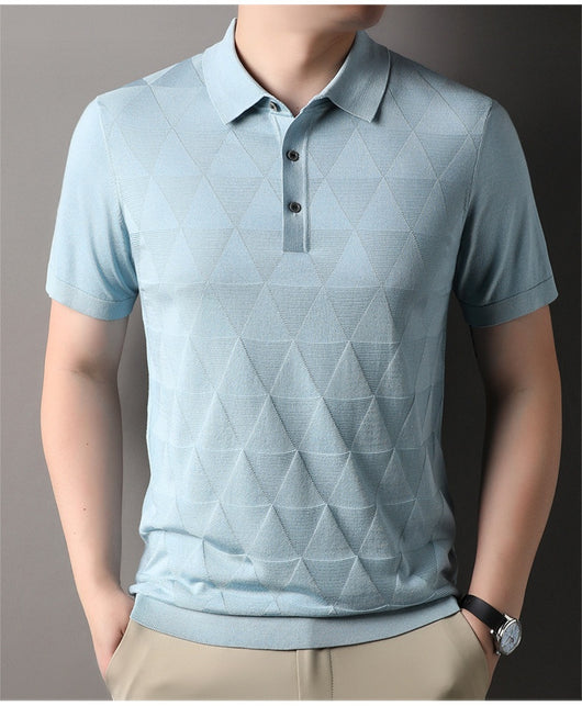 Camiseta Manga Corta Hombre Ice Silk Transpirable Secado Rápido - Image 18