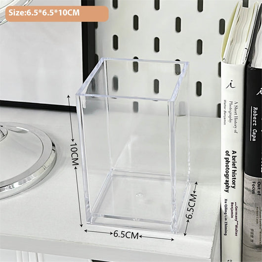 Organizador Acrílico Transparente para Escritorio - Soporte Multifuncional para Oficina y Maquillaje - Image 6