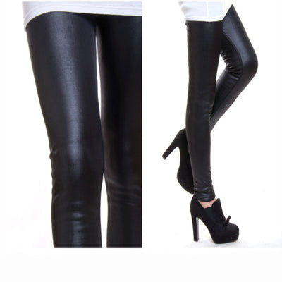 Leggins de Cuero Sintético con Forro Polar Térmico - Image 7