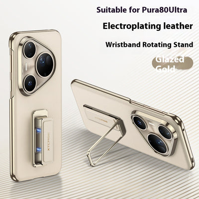 Funda de Cuero para Pura80Ultra con Correa de Muñeca y Soporte Giratorio - Image 7