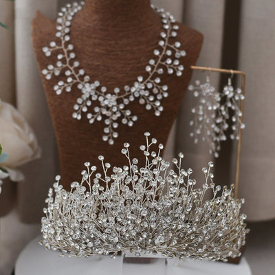 Corona Nupcial de Cristal Hecha a Mano - Tiara Exquisita para Novia - Image 5