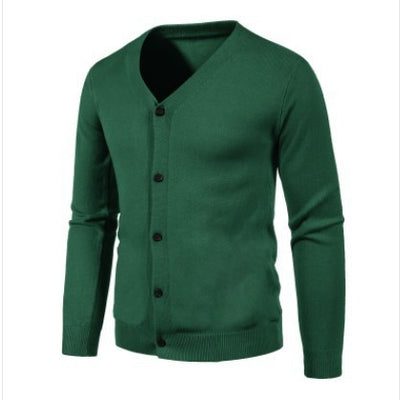 Cardigan de Punto para Hombre - Suéter V-Neck Moderno y Versátil - Image 25