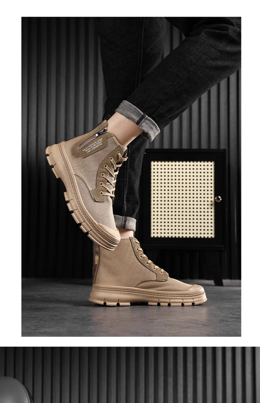 Botas de Trabajo Impermeables con Cierre Lateral para Hombre - Image 16