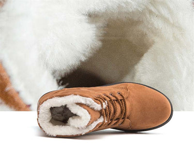 Botas de Nieve para Mujer Talla Grande con Forro de Felpa Artificial - Image 22