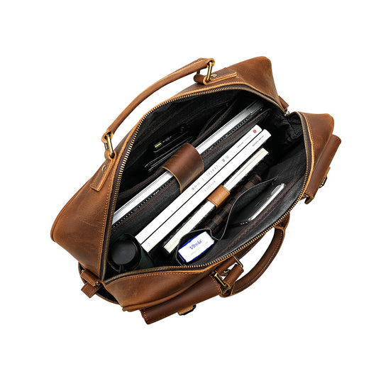 Bolso Bandolera de Cuero para Hombre con Gran Capacidad - Image 4