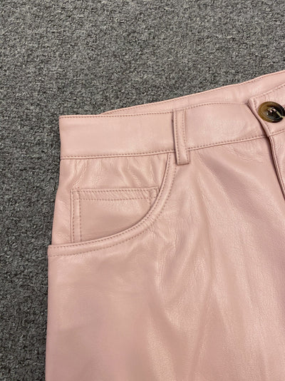Shorts de Cuero Talle Alto para Mujer - Diseño Casual y Versátil - Image 17