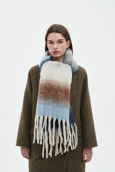 Pañoleta Degradado con Borlas - Estilo y Versatilidad - Image 18