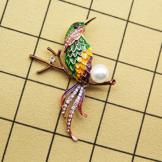 Broche Flor y Pájaro en Aleación Versátil - Image 10
