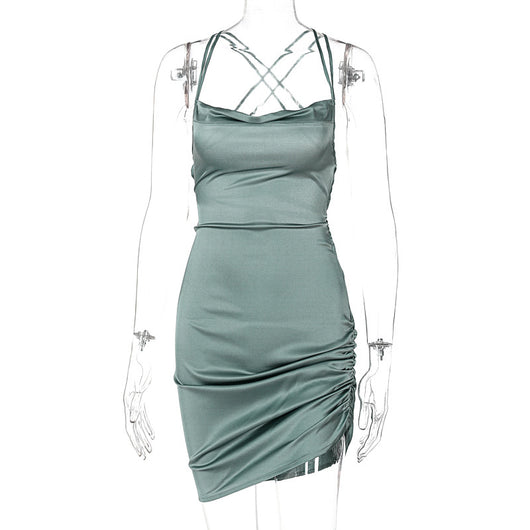 Vestido Tipo Peto Europeo Americano Elegante - Image 21