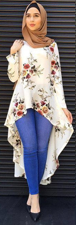 Blusa Asimétrica con Detalle Dovetail - Image 9