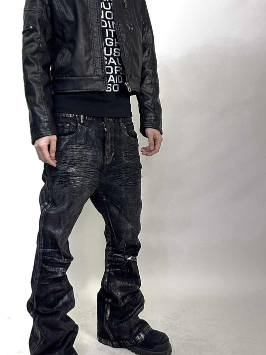 Pantalones Vaqueros Desgastados para Hombre con Efecto Bronceado y Micro-elasticidad - Image 2