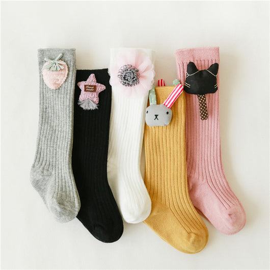 Calcetines Altos Infantiles con Diseños de Caricaturas para Niños y Niñas - Image 11