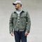 Chaqueta de Trabajo Denim Retro Vulcanizado 100% Algodón Puro para Hombre