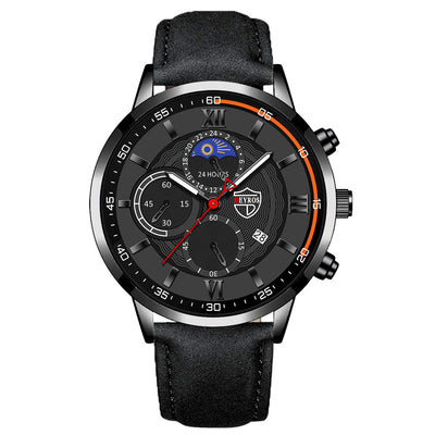 Reloj para Hombre Correa de Cuero con Calendario Automático y Esfera Luminosa - Image 2