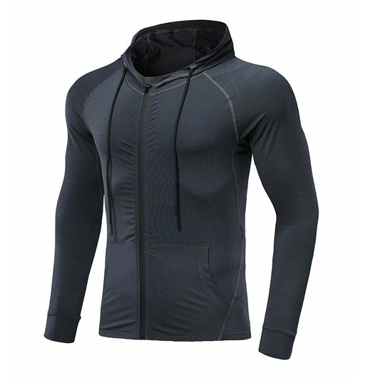 Traje de Entrenamiento Ajustado de Manga Larga con Tecnología Stretch - Image 11