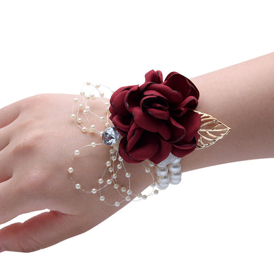 Pulsera Floral para Novia, Damas de Honor y Eventos Especiales - Image 3
