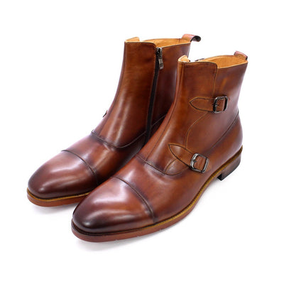 Botas Altas de Cuero para Hombre con Suela Articulada - Image 12
