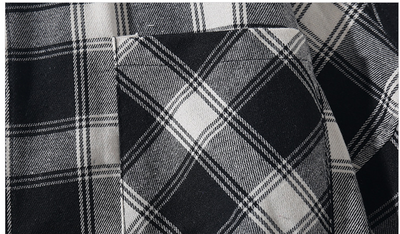 Camisa de Manga Larga a Cuadros para Hombre en Poliéster - Image 12